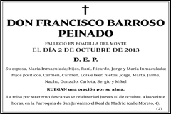 Francisco Barroso Peinado